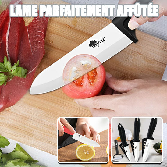 Couteaux céramique-CuisineRapide™